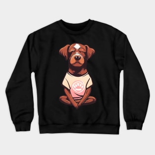 Dog Yoga #1 Crewneck Sweatshirt